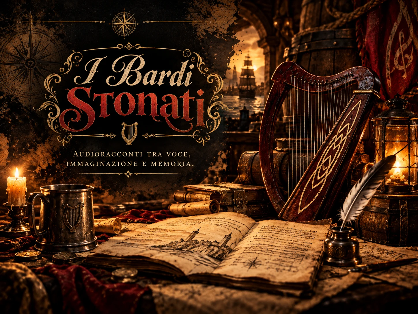 Emblema del canale di audioracconti I Bardi Stonati